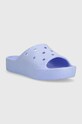 Crocs ciabatte slide Classic Platforn Glitter 208233.5Q6 violetto SS23