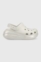 Шльопанці Crocs Classic Crush Glitter Clog платформа сірий 208256.1FT