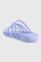 Взуття Шльопанці Crocs Splash Glossy Strappy Sandal 208537.5Q6 фіолетовий