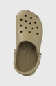 зелений Шльопанці Crocs Classic