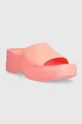 Crocs papucs Skyline Slide rózsaszín