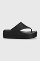 В'єтнамки Crocs Brooklyn Flip платформа чорний 208727.001