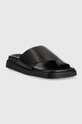 Alohas infradito in pelle Toe Ring Flop nero