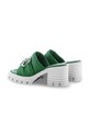 Обувь Кожаные шлепанцы Kennel & Schmenger Fire 91.53540.615 зелёный