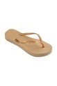 Σαγιονάρες Havaianas SLIM FLATFORM 4144537.0570 χρυσαφί SS23