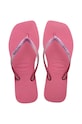 Žabky Havaianas SQUARE GLITTER plochý ružová 4148102.1750