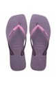 fioletowy Havaianas japonki SQUARE GLITTER Damski