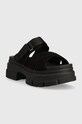 Замшеві шльопанці UGG Ashton Slide 1136765.BLK чорний SS24