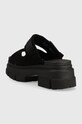 Încălțăminte UGG papuci din piele Ashton Slide 1136765.BLK negru