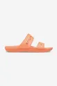 orange Crocs sliders Classic Women’s