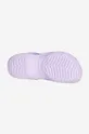 Crocs papuci Tie Dye Graphic Clog Wedge violet