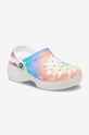 Crocs sliders Tie Dye Graphic Clog Wedge  Uppers: Synthetic material Inside: Synthetic material Outsole: Synthetic material