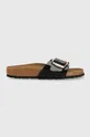 black Birkenstock sliders Madrid Women’s