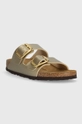 Birkenstock klapki Arizona BB złoty