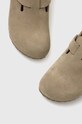 Birkenstock suede sliders Boston green 1025844