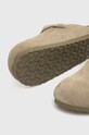 Birkenstock suede sliders Boston 1025844 green