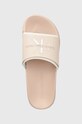 Natikače Calvin Klein Jeans SLIDE MONOGRAM TPU ML WN roza YW0YW00585
