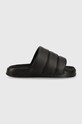 adidas Originals papuci Adilette Essential Slide platformă negru IE9641