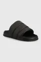 adidas Originals papuci Adilette Essential Slide negru
