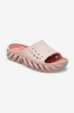 pink Crocs sliders Echo Slide