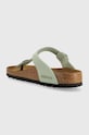 Obuv Nubukové šľapky Birkenstock Gizeh SFB 1023973 zelená