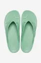 turquoise Crocs flip flops Classic Platfrom 207714