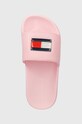 Dětské pantofle Tommy Hilfiger růžová T3A0.32795.30.34