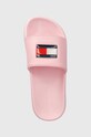 Dětské pantofle Tommy Hilfiger růžová T3A0.32795.35.40