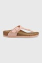 Birkenstock japonki dziecięce Gizeh Planet friendly różowy 1024333