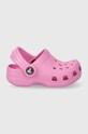 Dječje natikače Crocs CROCS LITTLES 11441.G.CROCS.LITTLES roza SS24