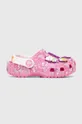 рожевий Дитячі шльопанці Crocs CROCS CLASSIC HELLO KITTY CLOG Для дівчаток