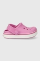 розовый Детские шлепанцы Crocs CROCBAND CLEAN CLOG Для девочек