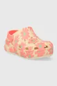 Παιδικές παντόφλες Crocs CLASSIC CUTIE RETRO ροζ