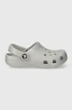 Detské šľapky Crocs CLASSIC GLITTER CLOG sivá