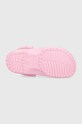 Crocs klapki dziecięce CLASSIC GLITTER CLOG 206993.CROCS.CLASSIC.GL różowy