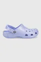 фіолетовий Дитячі шльопанці Crocs CLASSIC GLITTER CLOG Для дівчаток