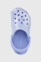 фіолетовий Дитячі шльопанці Crocs CLASSIC GLITTER CLOG