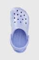 fioletowy Crocs klapki dziecięce CLASSIC GLITTER CLOG