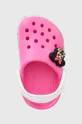 ostrá růžová Dětské pantofle Crocs x Disney