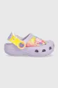 фиолетовой Детские шлепанцы Crocs Pepppa Pig Для девочек