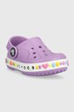 Dětské pantofle Crocs 208102.CROCS.BAYABND.CH fialová SS23