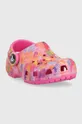 Παιδικές παντόφλες Crocs ροζ
