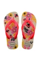 różowy Havaianas japonki dziecięce FLORES Dziewczęcy