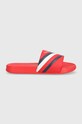 Παιδικές παντόφλες Tommy Hilfiger κόκκινο T3B0.32932.35.41