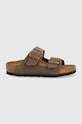 Birkenstock klapki dziecięce Arizona brązowy 552893