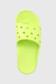 žlutě zelená Dětské pantofle Crocs