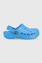 блакитний Дитячі шльопанці Crocs Дитячий