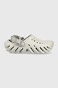 Crocs slapi copii ECHO CLOG K gri 208190.CROCS.ECHO.CLOG.