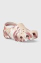 Crocs slapi copii CLASSIC MARBLED KIDS roz 207464.CROCS.CLASSIC.MA