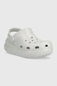 Dětské pantofle Crocs 207834.CROCS.CLASSIC.GL stříbrná SS23